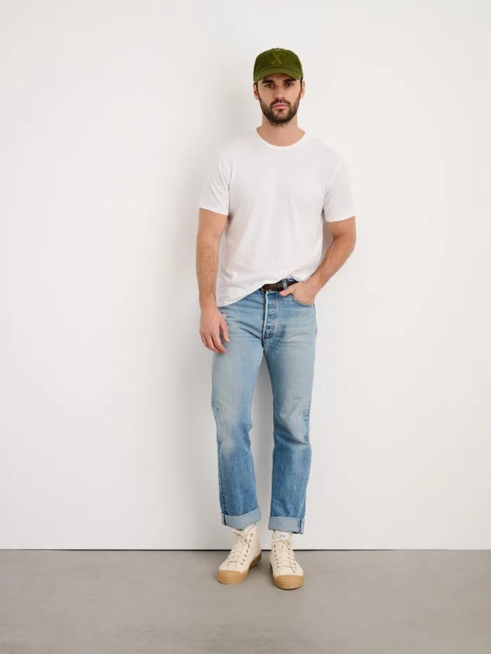 Alex Mill Lightweight Mercer Tee White Men Tees Polos