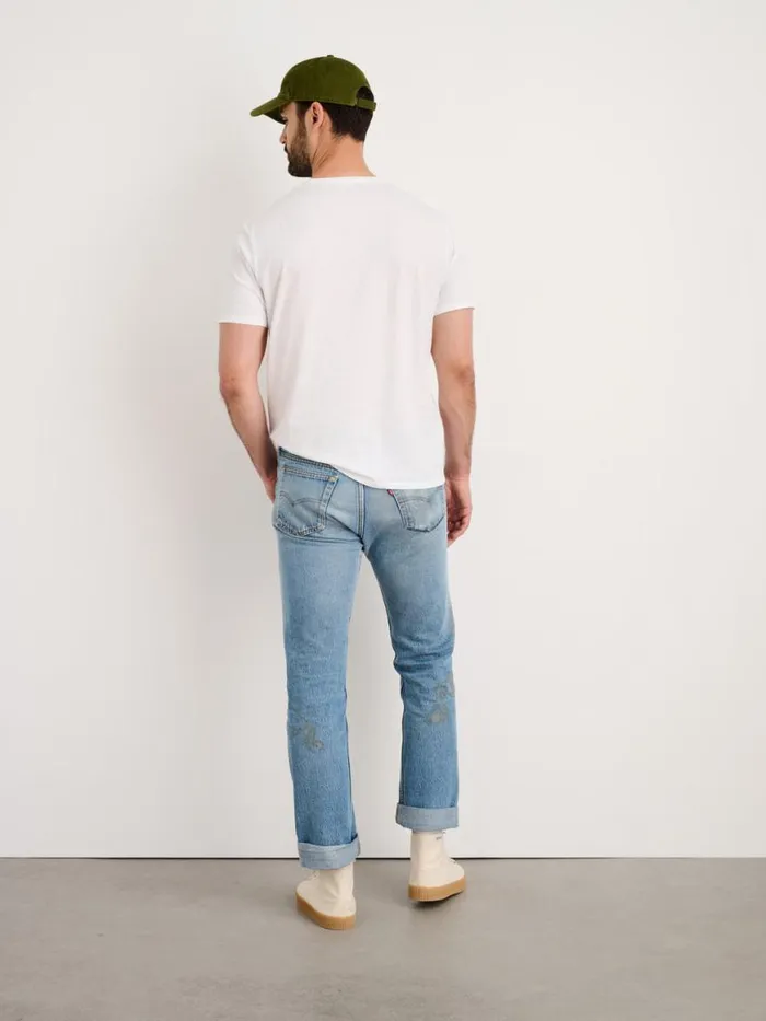 Alex Mill Lightweight Mercer Tee White Men Tees Polos