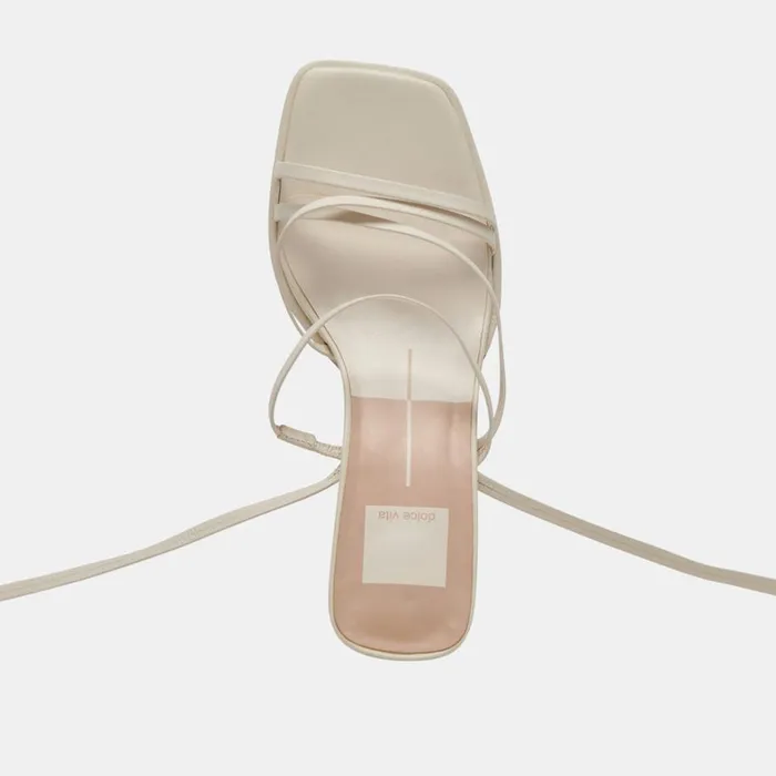 Heels Women Dolce Vita Malabo Heels Ivory Leather