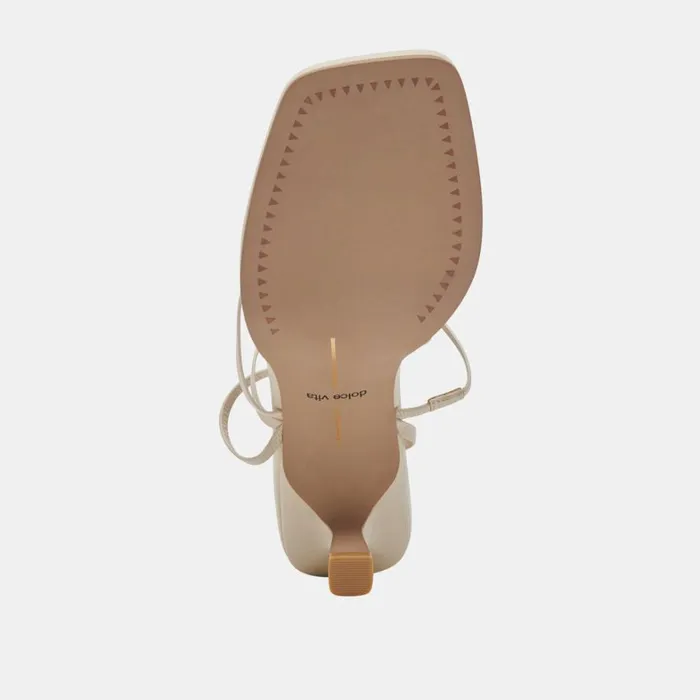 Heels Women Dolce Vita Malabo Heels Ivory Leather