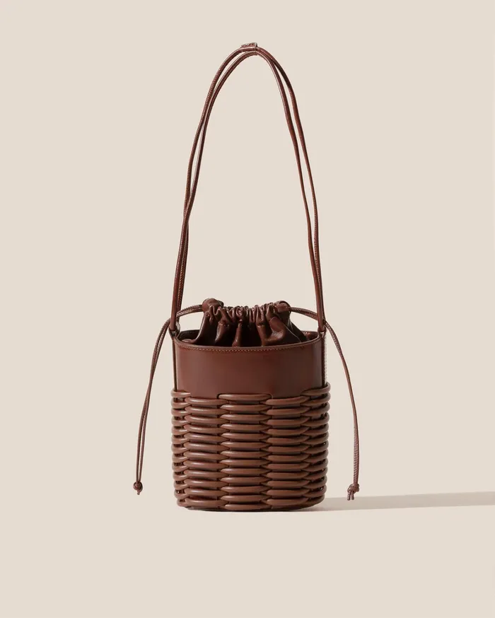 Hereu PINAR BUCKET 8211 Braided Detail Crossbody Bag Women Crossbody Bags