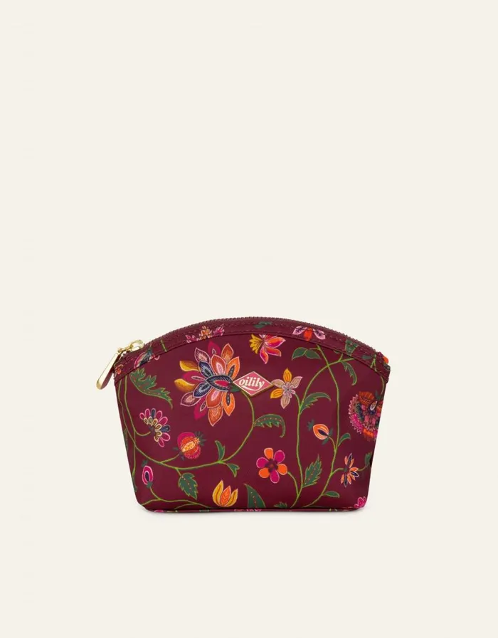 Oilily Toiletry Bags Women Clara Cosmetic Bag Joy Flowerschocolate