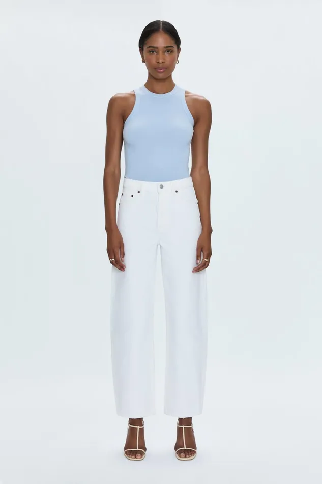 Pistola Denim Tees and Tanks Women Blake Bodysuit 8211 Celestial Blue