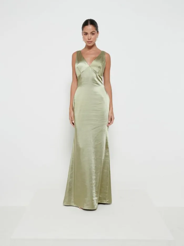 Pretty Lavish Bridesmaid Dresses Piper Maxi Bridesmaid Dress Olive 8211 Women