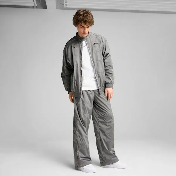 Puma Jackets and Outerwear F1 T7 Oversized 039s Track Jacket Team Silver 8211 Men Puma Jackets and Outerwear F1 T7 Oversized 039s Track Jacket Team Silver 8211 Men