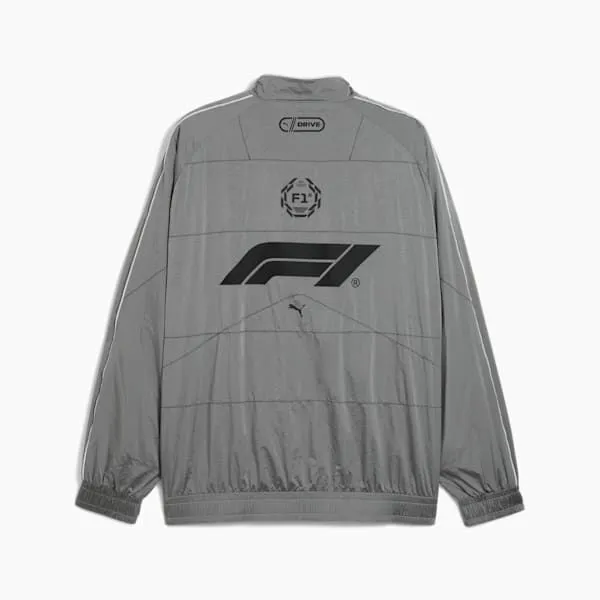 Puma Jackets and Outerwear F1 T7 Oversized 039s Track Jacket Team Silver 8211 Men Puma Jackets and Outerwear F1 T7 Oversized 039s Track Jacket Team Silver 8211 Men