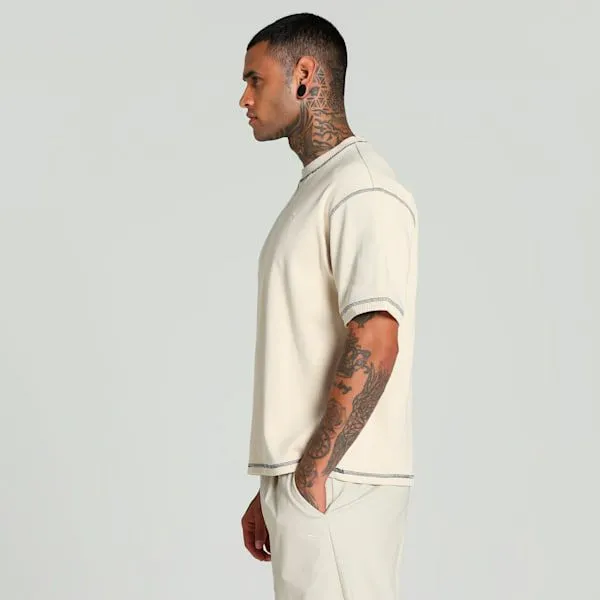 Puma TShirts and Tops MMQ 039s Rib Tee Alpine Snow 8211 Men
