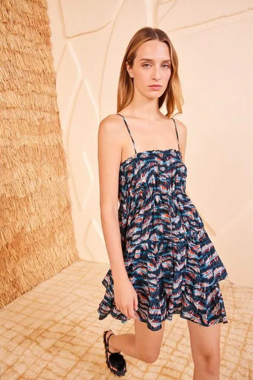 Swimwear Women Ulla Johnson Kalila Coverup Lazuli Swimwear Women Ulla Johnson Kalila Coverup Lazuli