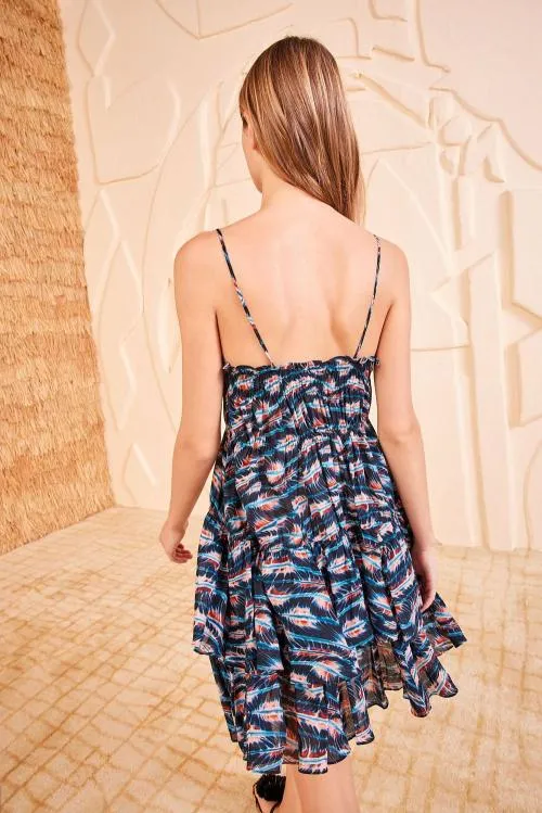 Swimwear Women Ulla Johnson Kalila Coverup Lazuli Swimwear Women Ulla Johnson Kalila Coverup Lazuli