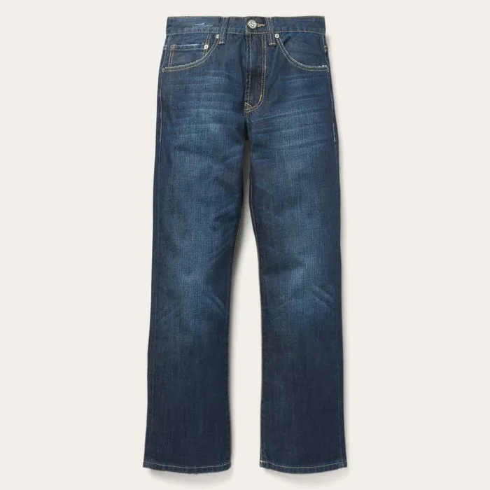 1312 Fit Destructed Jeans Blue Men Stetson Boot Cut