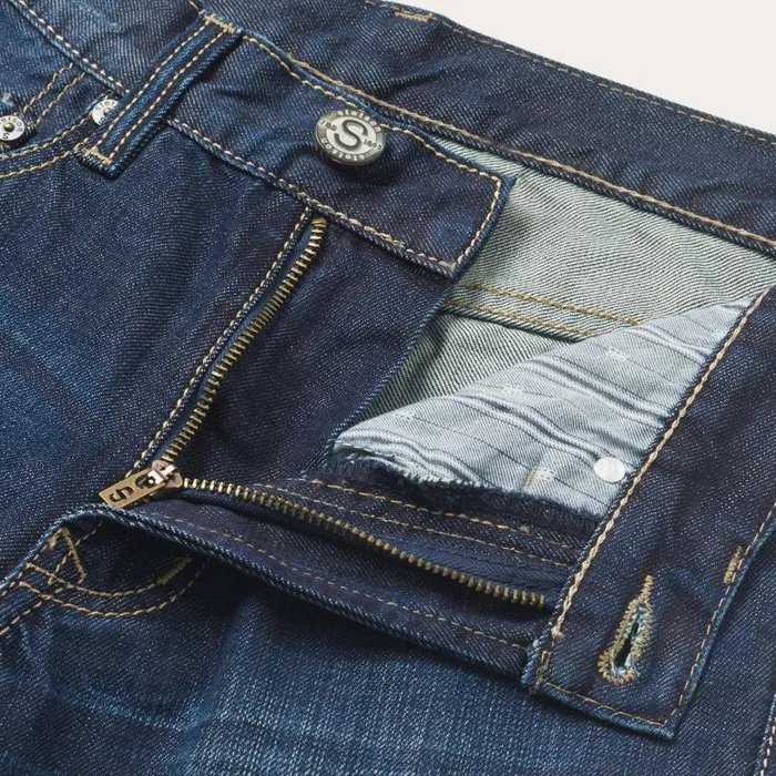 1312 Fit Destructed Jeans Blue Men Stetson Boot Cut
