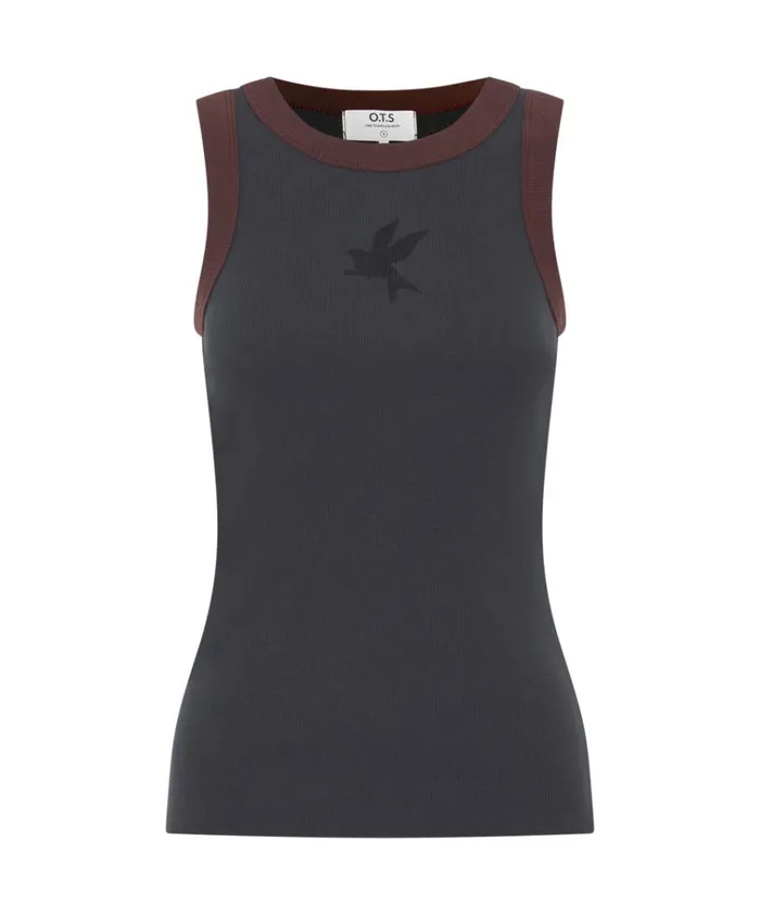 2 TONE EQUIPMENT TANK Women One Teaspoon Tops 2 TONE EQUIPMENT TANK Women One Teaspoon Tops