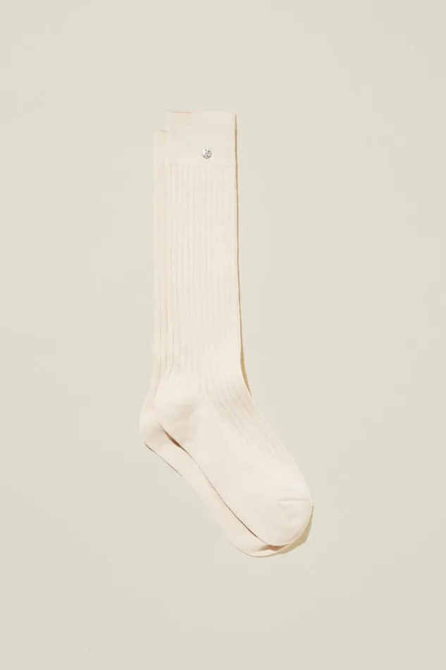 90S Sport Sock Pearl Women Cotton On Socks