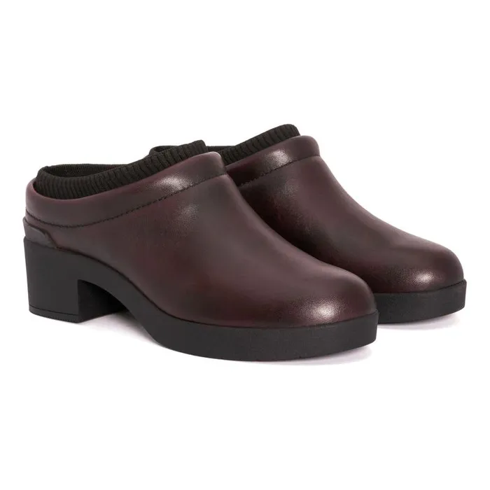 ABEO Capital Clog Metatarsal Red Womens Abeo Casual Shoes