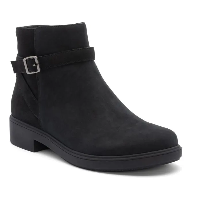 ABEO Compass Buckle Metatarsal Black Womens Abeo Boots