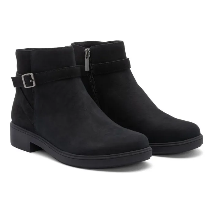 ABEO Compass Buckle Metatarsal Black Womens Abeo Boots