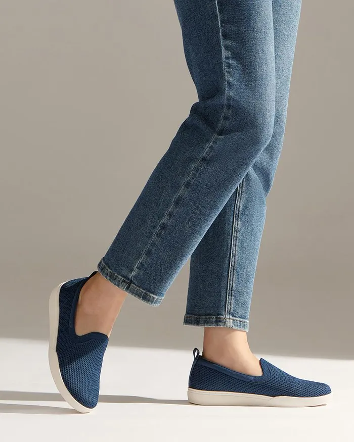 ABEO Encore Knit Slip On Metatarsal Blue Womens Abeo Sneakers