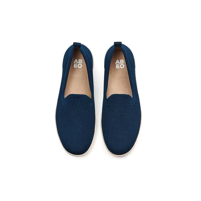 ABEO Encore Knit Slip On Metatarsal Blue Womens Abeo Sneakers