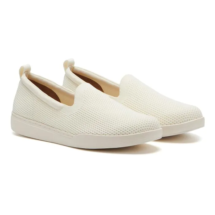 ABEO Encore Knit Slip On Metatarsal White Womens Abeo Sneakers