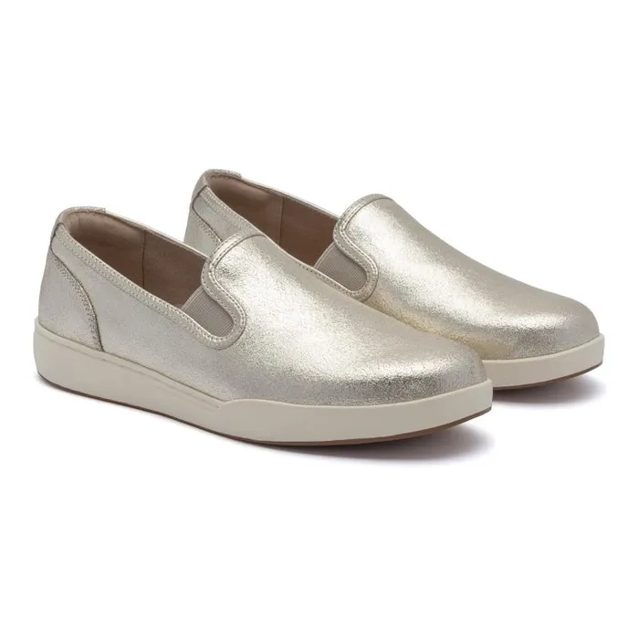ABEO Encore Slip On Gold Womens Abeo Sneakers