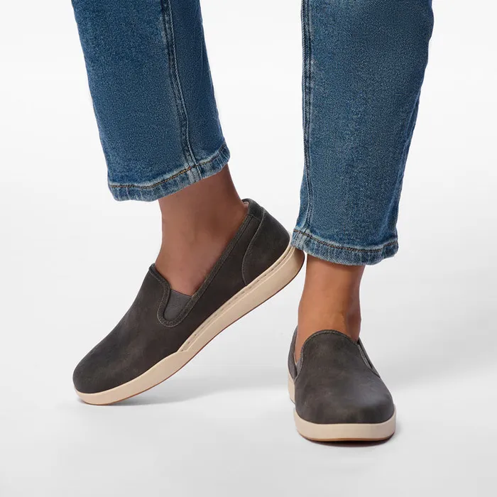ABEO Encore Slip On Grey Womens Abeo Sneakers