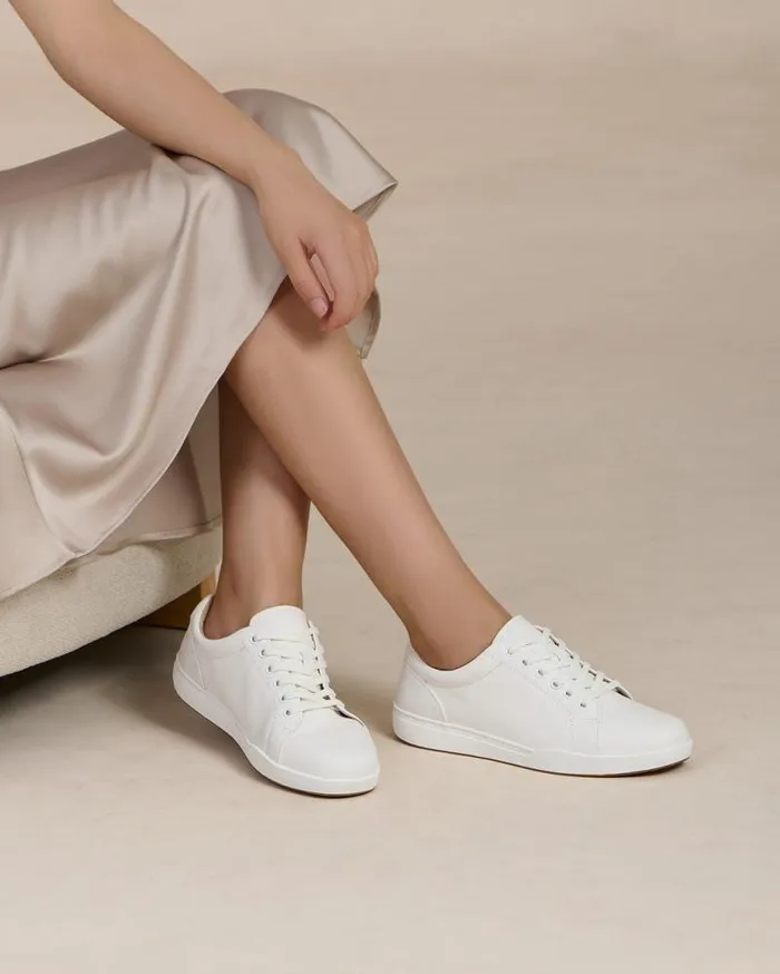 ABEO Encore Sneaker White Womens Abeo Casual Shoes