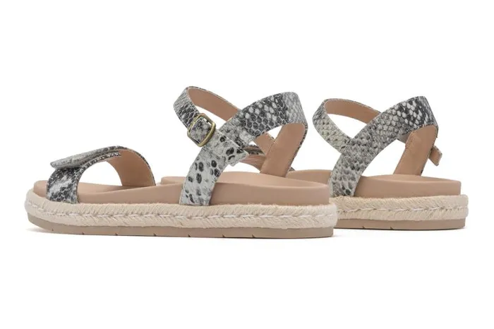 ABEO Isle Strap Metatarsal Animal Print Womens Abeo Sandals