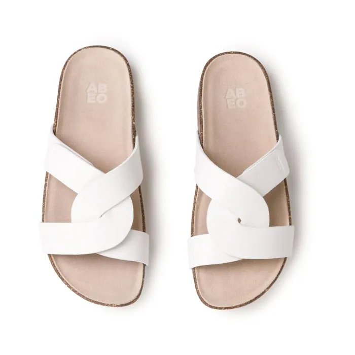 ABEO Lanai Slide White Womens Abeo Sandals