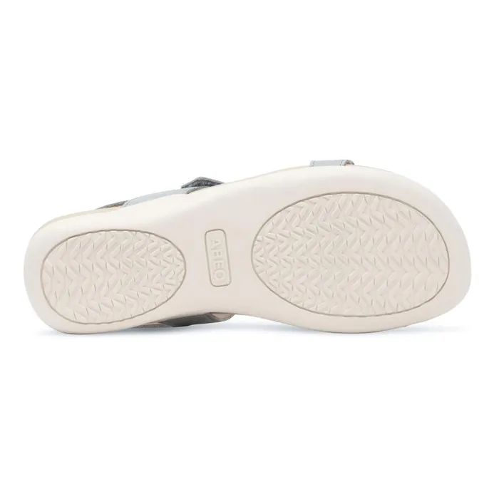 ABEO Oasis Sandal Metatarsal Grey Womens Abeo Sandals