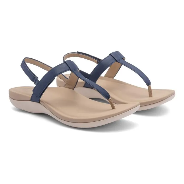 ABEO Oasis T Strap Blue Womens Abeo Sandals