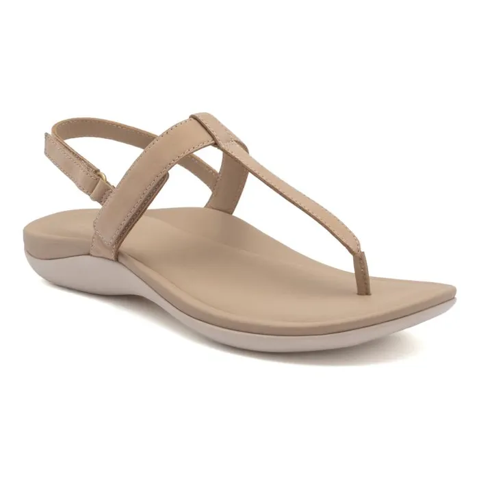 ABEO Oasis T Strap Brown Womens Abeo Sandals