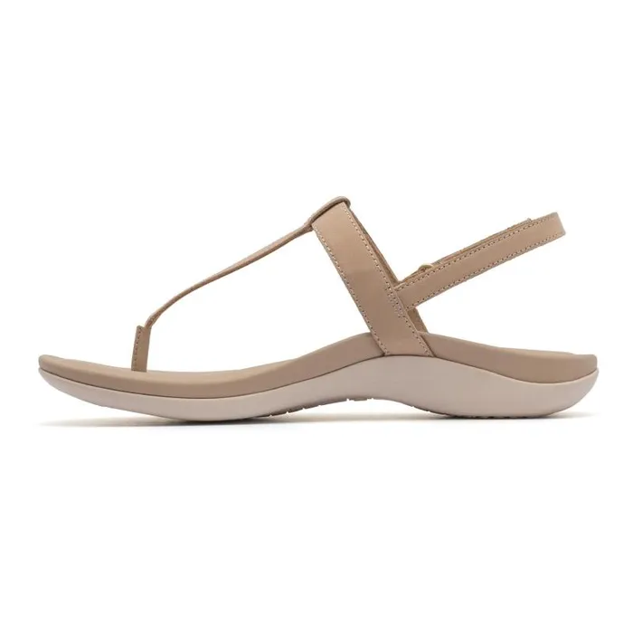 ABEO Oasis T Strap Brown Womens Abeo Sandals