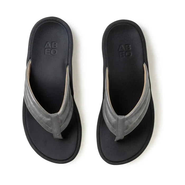 ABEO Paseo Thong Sandal Grey Womens Abeo Sandals