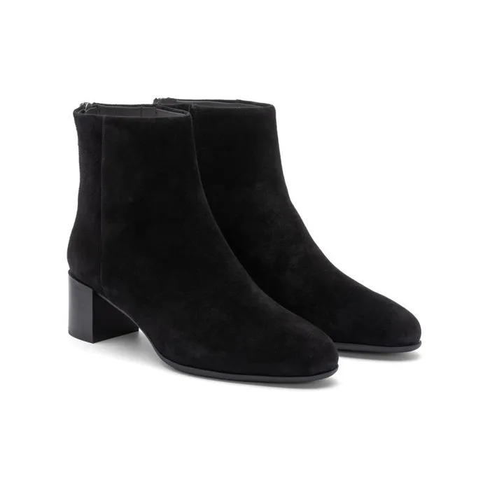 ABEO Plaza Back Zip Black Womens Abeo Boots