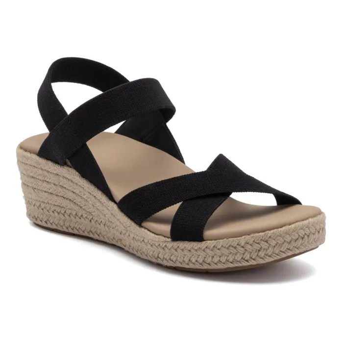 ABEO Riviera Stretch Black Womens Abeo Sandals