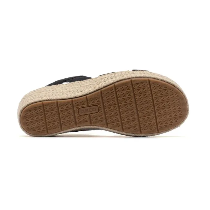ABEO Riviera Stretch Black Womens Abeo Sandals