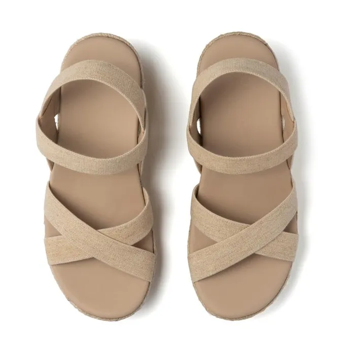 ABEO Riviera Stretch Metatarsal Tan Womens Abeo Sandals
