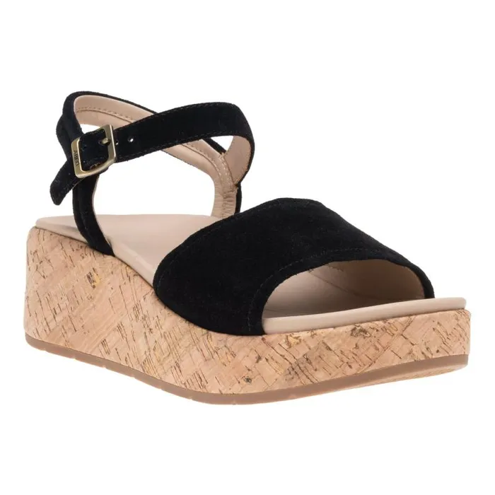 ABEO Solstice Buckle Sandal Metatarsal Black Womens Abeo Sandals
