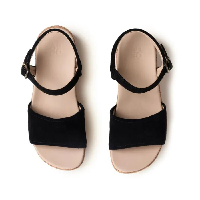 ABEO Solstice Buckle Sandal Metatarsal Black Womens Abeo Sandals