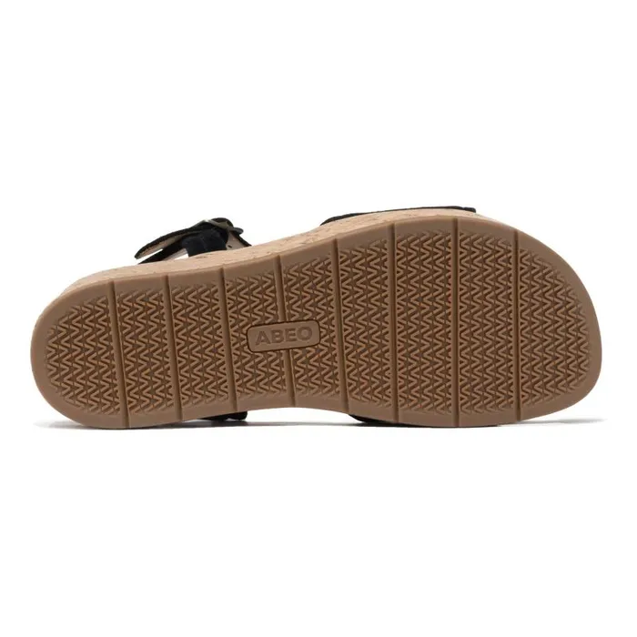 ABEO Solstice Buckle Sandal Metatarsal Black Womens Abeo Sandals