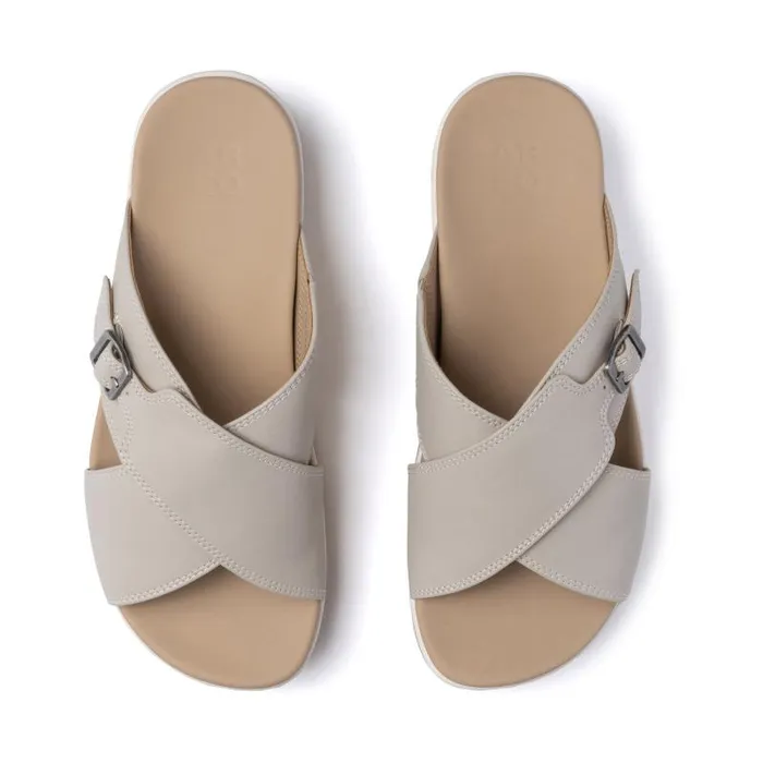 ABEO Solstice Cross Slide Tan Womens Abeo Sandals
