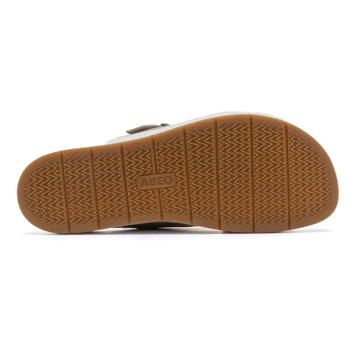 ABEO Solstice Cross Slide Tan Womens Abeo Sandals