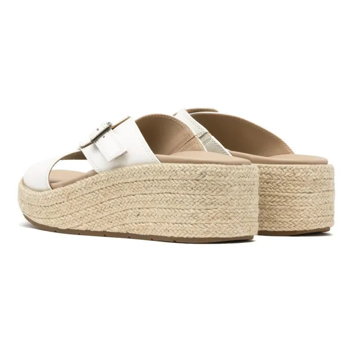 ABEO Solstice Cross Slide White Womens Abeo Sandals