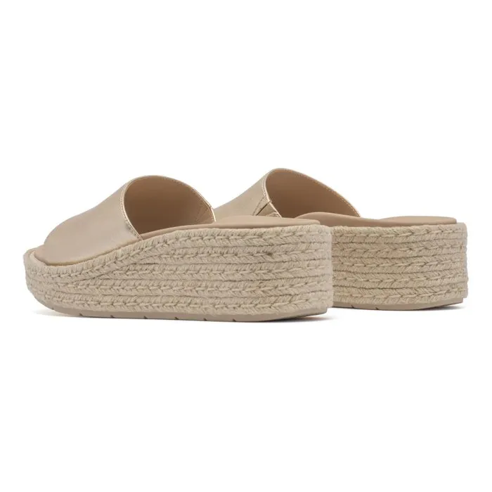ABEO Solstice Slide Gold Womens Abeo Sandals