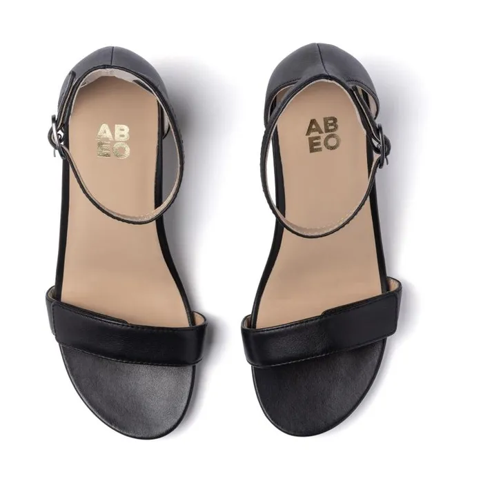 ABEO Tempo Strap Black Womens Abeo Sandals