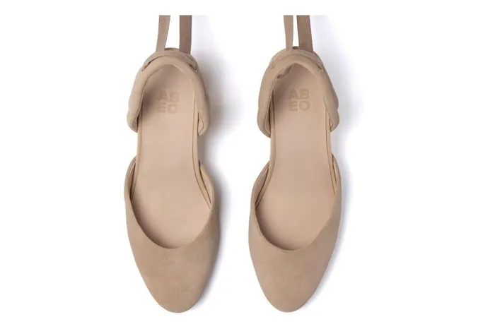 ABEO Veranda Espadrille Lace Beige Womens Abeo Dress