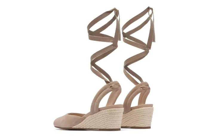 ABEO Veranda Espadrille Lace Beige Womens Abeo Dress