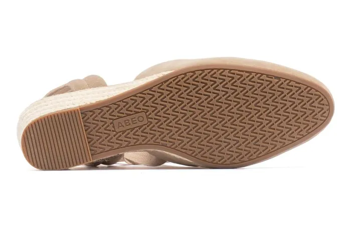 ABEO Veranda Espadrille Lace Beige Womens Abeo Dress