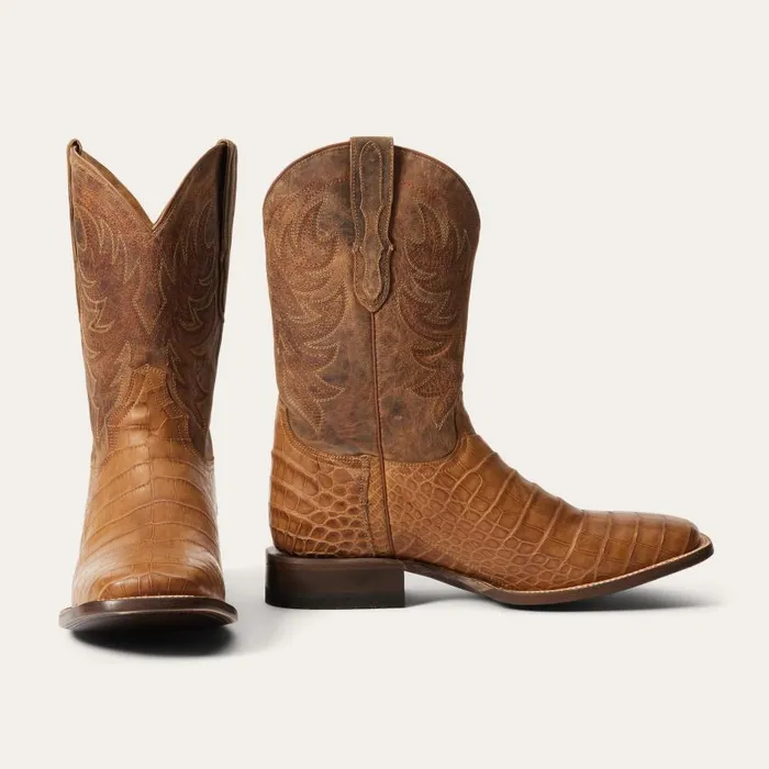 Aces Alligator Boots Brown Men Stetson Western