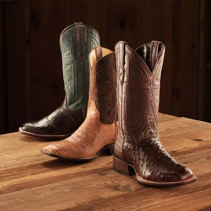 Aces Alligator Boots Brown Men Stetson Western